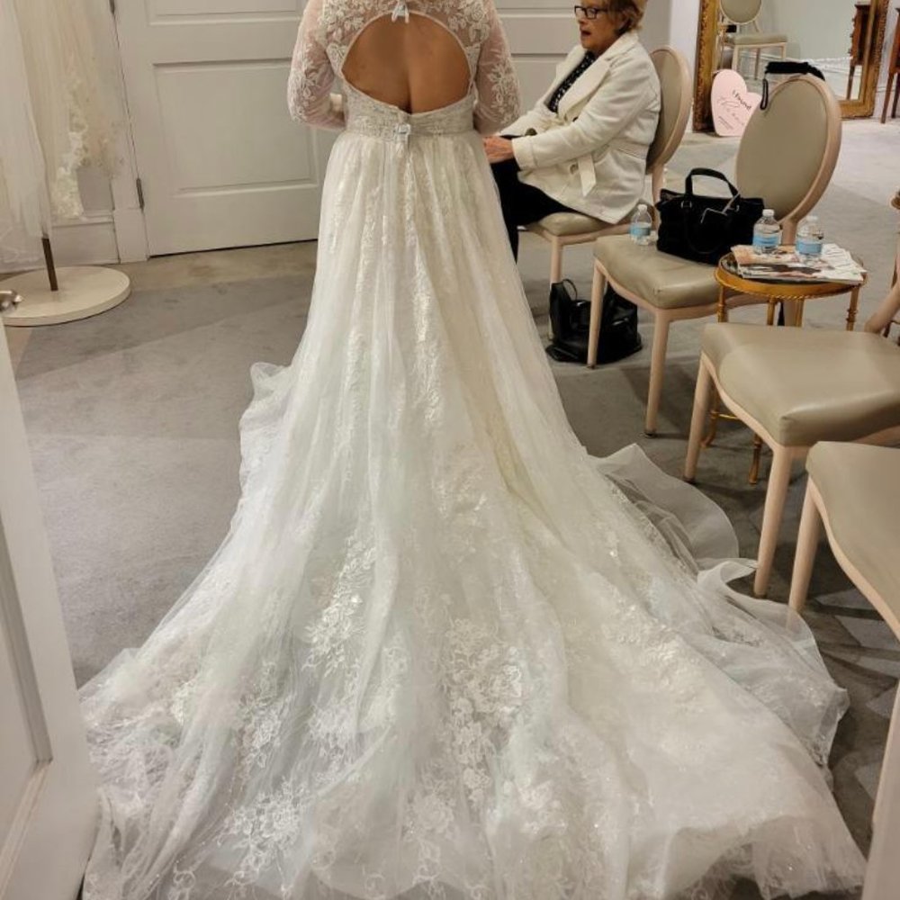 New, never worn Wedding Dress - Picture 2 of 5